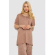 Пижама женская с принтом, цвет мокко, 243R7021.