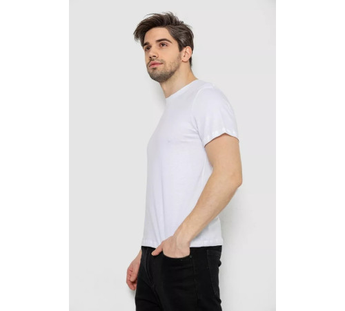 Футболка чоловіча з принтом, колір білий, 241R1910