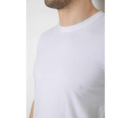 Футболка чоловіча з принтом, колір білий, 241R1910