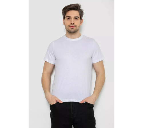 Футболка чоловіча з принтом, колір білий, 241R1910