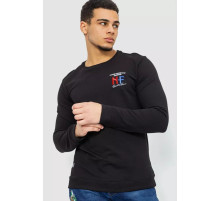 Батник чоловічий двонитка, колір чорний, 244RW016