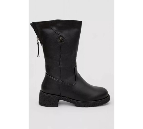 Сапоги женские зимние на меху, черный, 243RY206