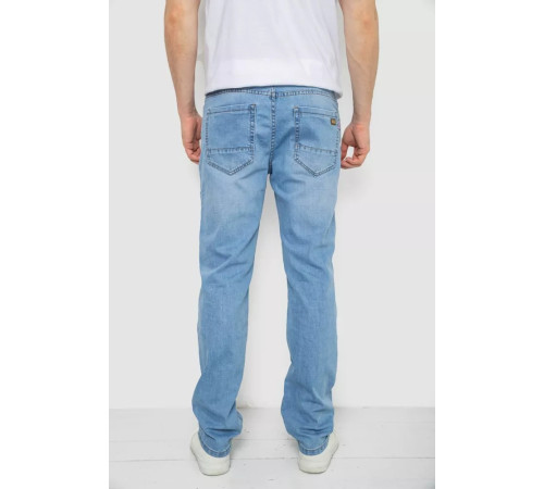 Джинси чоловічі однотонні, колір блакитний, 244R21-730