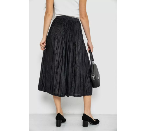 Юбка плиссированная, цвет черный, 167R401.