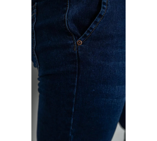 Джинси чоловічі на гумці, колір синій, 244R8062