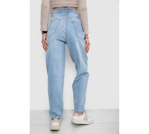 Джинси жіночі MOM, колір блакитний, 255RM578