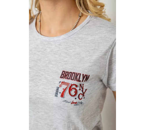 Піжама жіноча, колір сірий, 243R50613