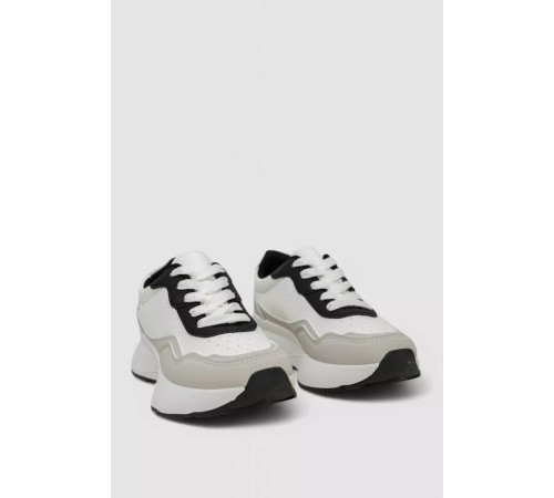 Кросівки жіночі, колір біло-сірий, 248RXM40-86-2