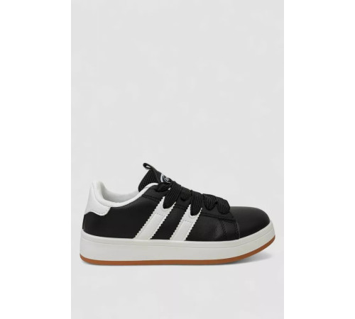 Кросівки жіночі шкіра, колір чорно-білий, 248RJH900-5