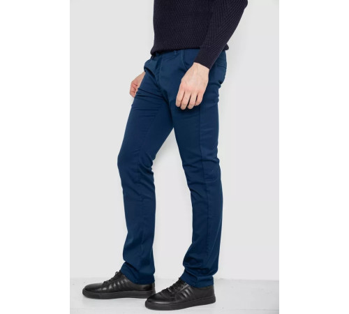 Брюки мужские, цвет синий, 244R4201