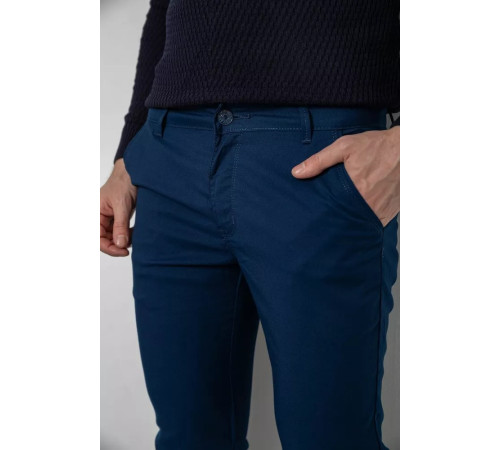 Брюки мужские, цвет синий, 244R4201