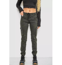 Брюки женские камуфляжные, цвет хаки, 244RTL1067