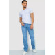 Джинси чоловічі тонкі літні, колір блакитний, 244R8084