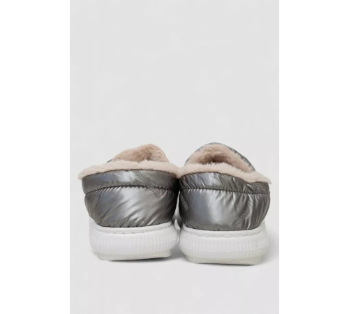 Тапочки мужские домашние с задником, цвет серый, 243R12922-1