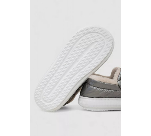 Тапочки мужские домашние с задником, цвет серый, 243R12922-1