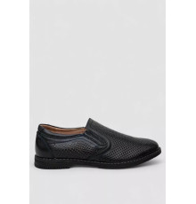 Туфлі чоловічі з перфорацією, колір темно-синій, 243RB1991