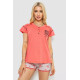 Пижама женская с принтом, цвет коралловый, 243R0004-P8
