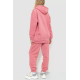 Спорт костюм женский на флисе, цвет пудровый, 214R104