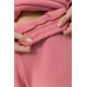 Спорт костюм женский на флисе, цвет пудровый, 214R104