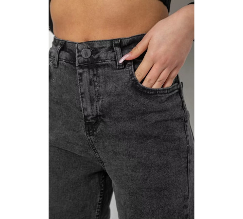 Джинсы женские МОМ, цвет серый, 244R2490