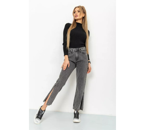 Джинси жіночі MOM, колір сірий, 164R413