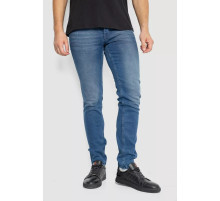 Джинси чоловічі однотонні, колір темно-синій, 247R6301-1