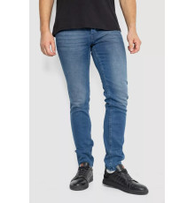 Джинси чоловічі однотонні, колір темно-синій, 247R6301-1