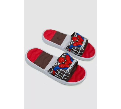 Шльопанці для хлопчиків людина-павук, колір коричневий, 243R8296-34