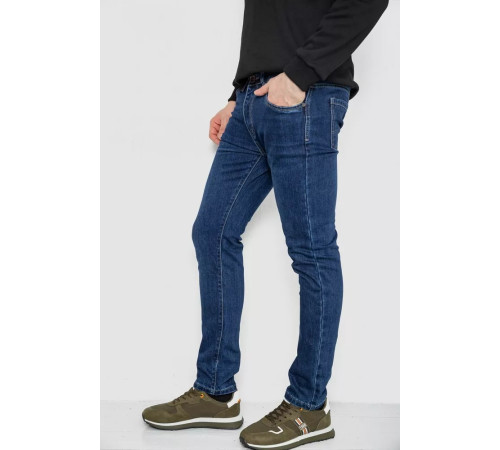 Джинси чоловічі демісезонні, колір синій, 243R8110