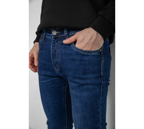 Джинси чоловічі демісезонні, колір синій, 243R8110