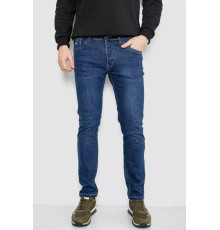 Джинси чоловічі демісезонні, колір синій, 243R8110