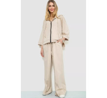 Спорт костюм женский двунитка, цвет светло-бежевый, 102R5247