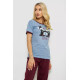 Піжама жіноча з принтом, колір джинс, 243R30019