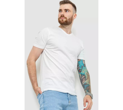 Футболка мужская базовая, цвет молочный, 208R2165