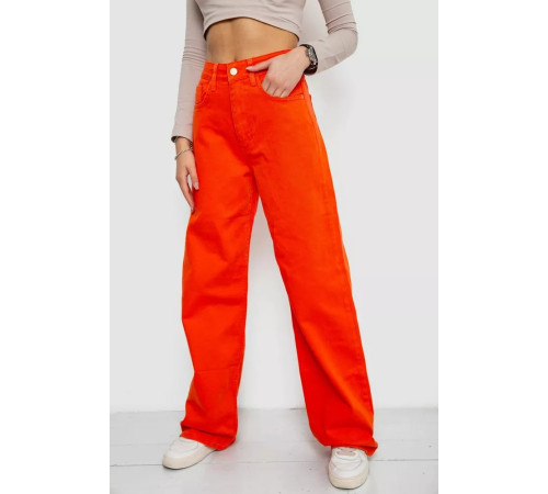 Джинсы женские, цвет оранжевый, 250R1119.