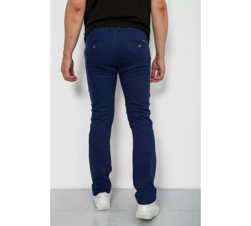 Брюки мужские классические стрейч, цвет синий, 244RF809
