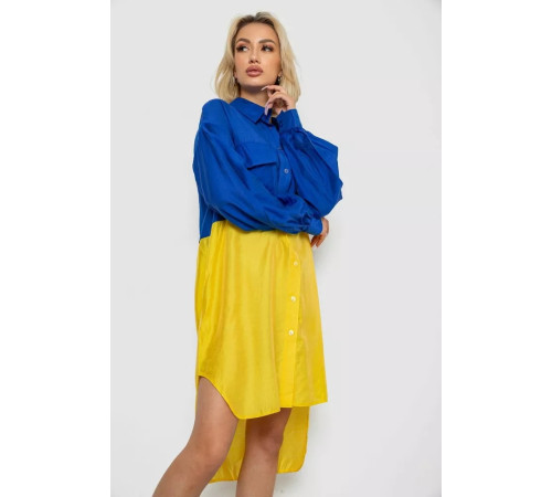 Платье прямого кроя, цвет синий, 238R0094