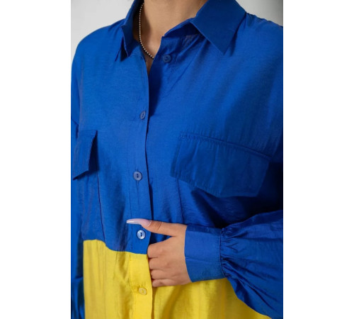 Платье прямого кроя, цвет синий, 238R0094