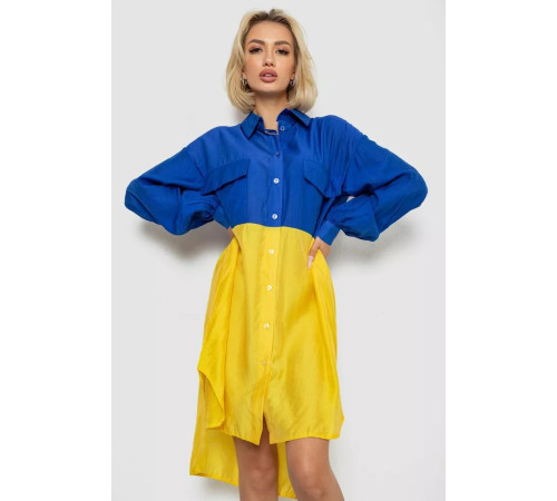 Платье прямого кроя, цвет синий, 238R0094