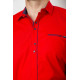 Рубашка мужская, цвет красный, 214R7078