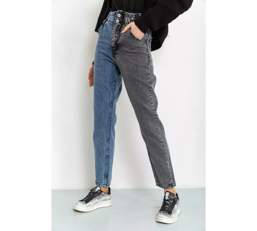 Джинси жіночі MOM, колір синьо-сірий, 164R2158