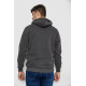 Худі чоловічий на флісі з капюшоном, колір темно-сірий, 244R2517