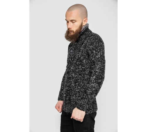 Светр чоловічий, колір чорно-сірий, 214R10323