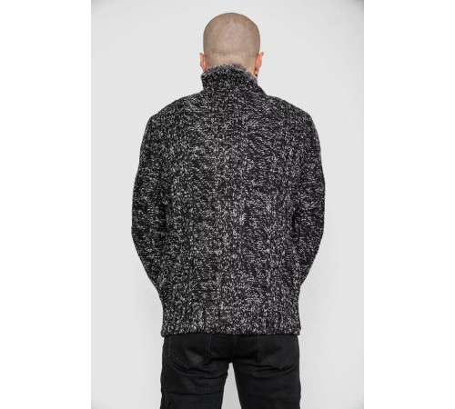 Светр чоловічий, колір чорно-сірий, 214R10323