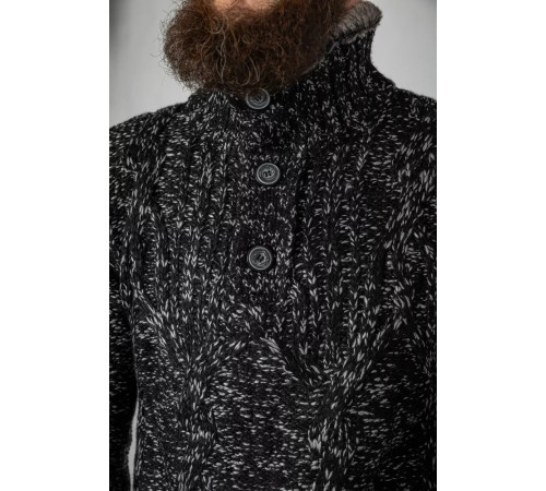 Светр чоловічий, колір чорно-сірий, 214R10323