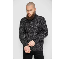 Свитер мужской, цвет черно-серый, 214R10323