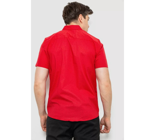 Рубашка мужская с принтом, цвет красный, 214R7338