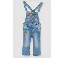 Комбінезон-шорти для дівчаток, колір синій, 247R4602