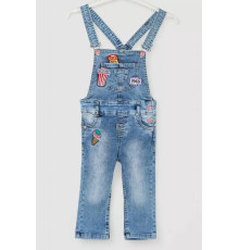 Комбінезон-шорти для дівчаток, колір синій, 247R4602