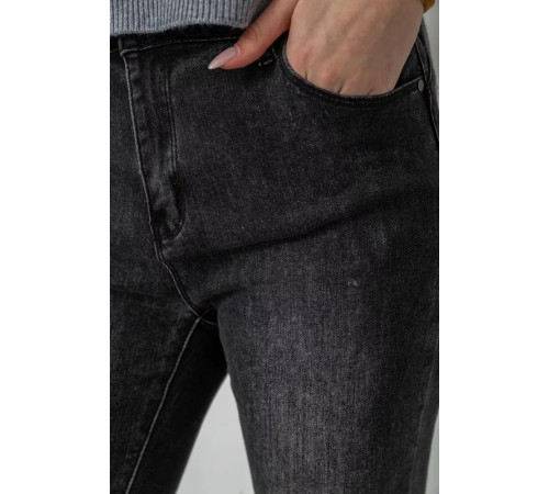 Джинси жіночі, колір темно-сірий, 244R2052